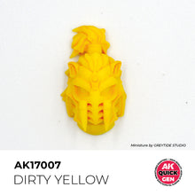 Load image into Gallery viewer, AK Interactive AK17007 Quick Gen Acrylic Dirty Yellow 18 ml