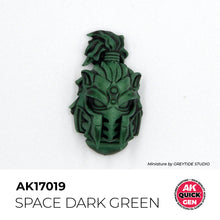 Load image into Gallery viewer, AK Interactive AK17019 Quick Gen Acrylic Space Dark Green 18 ml