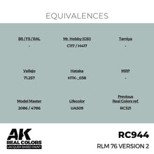 Load image into Gallery viewer, AK Interactive RC944 Real Colors RLM 76 Version 2 17ml