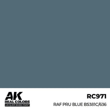 Load image into Gallery viewer, AK Interactive RC971 Real Colors RAF PRU Blue BS381C/636 17ml