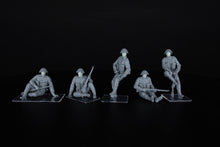 Load image into Gallery viewer, Miniart 1/35 British Tank Riders NW Europe w/ Resin Heads 35496