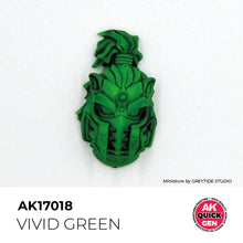 Load image into Gallery viewer, AK Interactive AK17018 Quick Gen Acrylic Vivid Green 18 ml