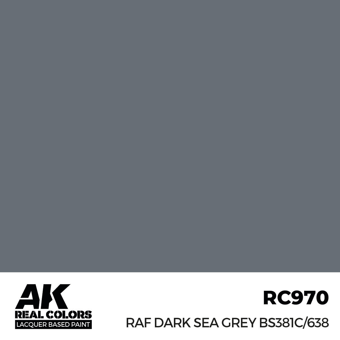 skygrayページです＊ AK Interactive RC970 Real Colors RAF Dark Sea Grey BS381C/638 17ml