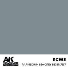 Load image into Gallery viewer, AK Interactive RC963 Real Colors RAF Medium Sea Grey BS381C/637 17ml