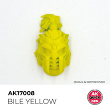 Load image into Gallery viewer, AK Interactive AK17008 Quick Gen Acrylic Bile Yellow 18 ml