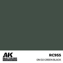 Load image into Gallery viewer, AK Interactive RC955 Real Colors IJN D2 Green Black 17ml