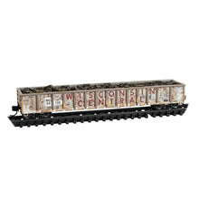 Load image into Gallery viewer, Micro-Trains by Atlas N Wisconsin Central Mill Gondola Weathered rd 54135 170 144 020