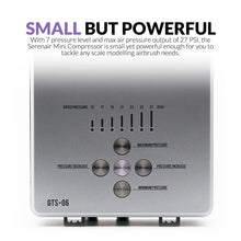 Load image into Gallery viewer, Gaahleri Airbrush and Serenair Mini Compressor GTS-06 42861