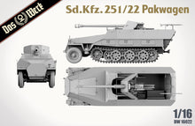 Load image into Gallery viewer, Das Werk 1/16 German SdKfz 251/22 Ausf.D Pakwagen DW16022