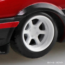 Load image into Gallery viewer, Aoshima SNAP KIT 1/32 Toyota Sprinter Trueno Custom Wheel (Red) 11CU-RB 06912'