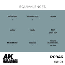 Load image into Gallery viewer, AK Interactive RC946 Real Colors RLM 78 17ml