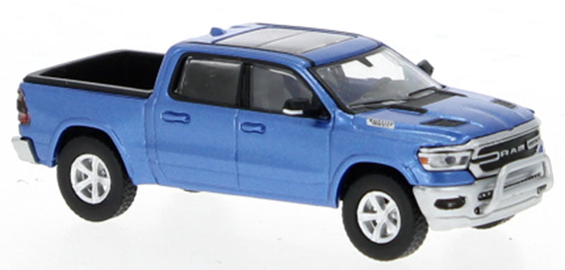 PCX87 1/87 HO Dodge Ram 1500 Pickup 2018 Blue PCX870529