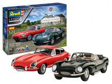 Load image into Gallery viewer, Revell 1/24 Jaguar E-Type Coupe &amp; Jaguar XK-SS 100th Anny of Jaguar 05667