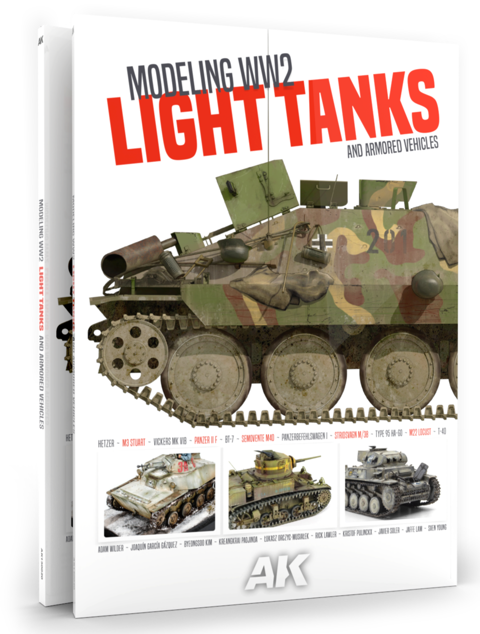 AK Interactive AK130020 Modeling WW2 Light Tanks