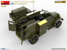 Load image into Gallery viewer, MiniArt 1/35 US K-51 Radio truck With Trailer 35418