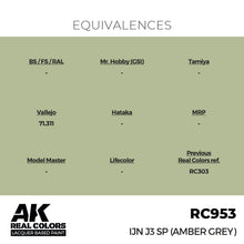 Load image into Gallery viewer, AK Interactive RC953 Real Colors IJN J3 SP (AMBER GREY) 17ml