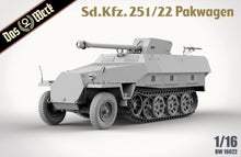 Load image into Gallery viewer, Das Werk 1/16 German SdKfz 251/22 Ausf.D Pakwagen DW16022