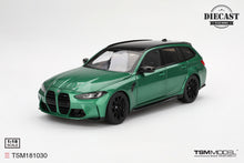 Load image into Gallery viewer, TSM 1/18 BMW M3 Touring Isle of Man Green Metallic TSM181030
