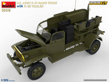 Load image into Gallery viewer, MiniArt 1/35 US K-51 Radio truck With Trailer 35418