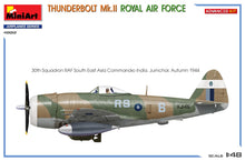 Load image into Gallery viewer, Miniart 1/48 British Thunderbolt Mk.II "Advanced Kit" 48012