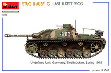 Load image into Gallery viewer, MiniArt 1/72 German StuG III Ausf. G Last Alkett Prod 72110