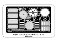 Load image into Gallery viewer, Aber 1/35 German Grills for PzKpfw V Ausf.G ''Panther'' Late (Tamiya) G14'