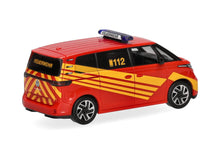 Load image into Gallery viewer, Herpa 1/87 HO Volkswagen (VW) ID. Buzz Fire Dept. Command Vehicle 097970