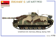 Load image into Gallery viewer, MiniArt 1/72 German StuG III Ausf. G Last Alkett Prod 72110
