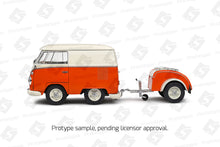 Load image into Gallery viewer, Solido 1/18 VW Camper Kool Kombi Oange &amp; White 1950 S1810902