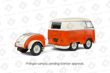 Load image into Gallery viewer, Solido 1/18 VW Camper Kool Kombi Oange &amp; White 1950 S1810902