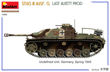 Load image into Gallery viewer, MiniArt 1/72 German StuG III Ausf. G Last Alkett Prod 72110
