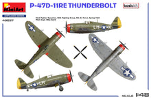 Load image into Gallery viewer, Miniart 1/48 US P-47D-11RE Thunderbolt "Basic Kit" 48037