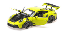 Load image into Gallery viewer, Minichamps 1/18 Porsche 911 (992) GT3RS 2023 Acid Green 110062028