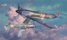 Load image into Gallery viewer, Eduard 1/48 "The Rise of the Bubbletops" Spitfire Mk.XVI and Fw 190D-9 11100X OPEN BOX