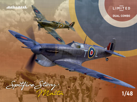Eduard 1/48 British Spitfire Story: MALTA DUAL COMBO 11172