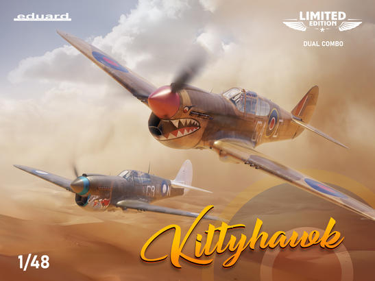 Eduard 1/48 British Kittyhawk Dual Combo Pacific Star Limited