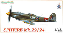 Load image into Gallery viewer, Eduard 1/48 British Spitfire F Mk. 22/24 Limited Edition 1121 NOS