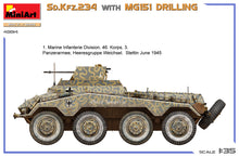 Load image into Gallery viewer, MiniArt 1/35 German Sd.Kfz. 234 w/MG151 Drilling 40014