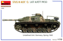 Load image into Gallery viewer, MiniArt 1/72 German StuG III Ausf. G Last Alkett Prod 72110
