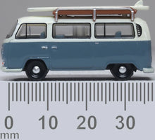 Load image into Gallery viewer, Oxford 1/120 VW T2 Bus/Surfboards Fiord Blue/Arcona 120VW003