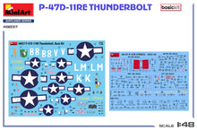 Load image into Gallery viewer, Miniart 1/48 US P-47D-11RE Thunderbolt "Basic Kit" 48037