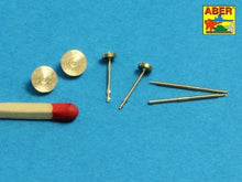 Load image into Gallery viewer, Aber 1/35 Russian 7,62mm DT Machine Gun Barrels (2) 35 L-223'