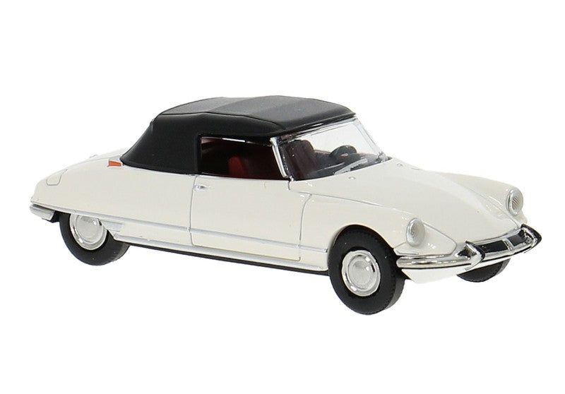 Brekina 1/87 HO Citroen DS Cabrio Closed White 14234 – Burbank's