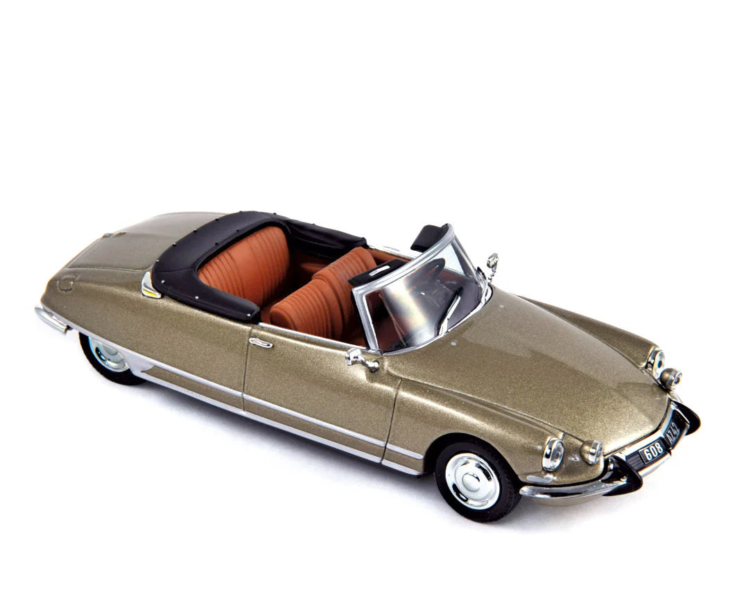 Norev 1/43 scale diecast Citroen DS 21 Cabriolet 1966 Sahara Grey