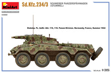 Load image into Gallery viewer, MiniArt 1/35 German Sd.Kfz. 234/3 Schwerer Panzerspahwagen Stummel 53001