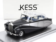 Load image into Gallery viewer, Kess 1/43 Rolls Royce  Silver Wraith Perspex Top Saloon 1956 Blue Silver KE43049050