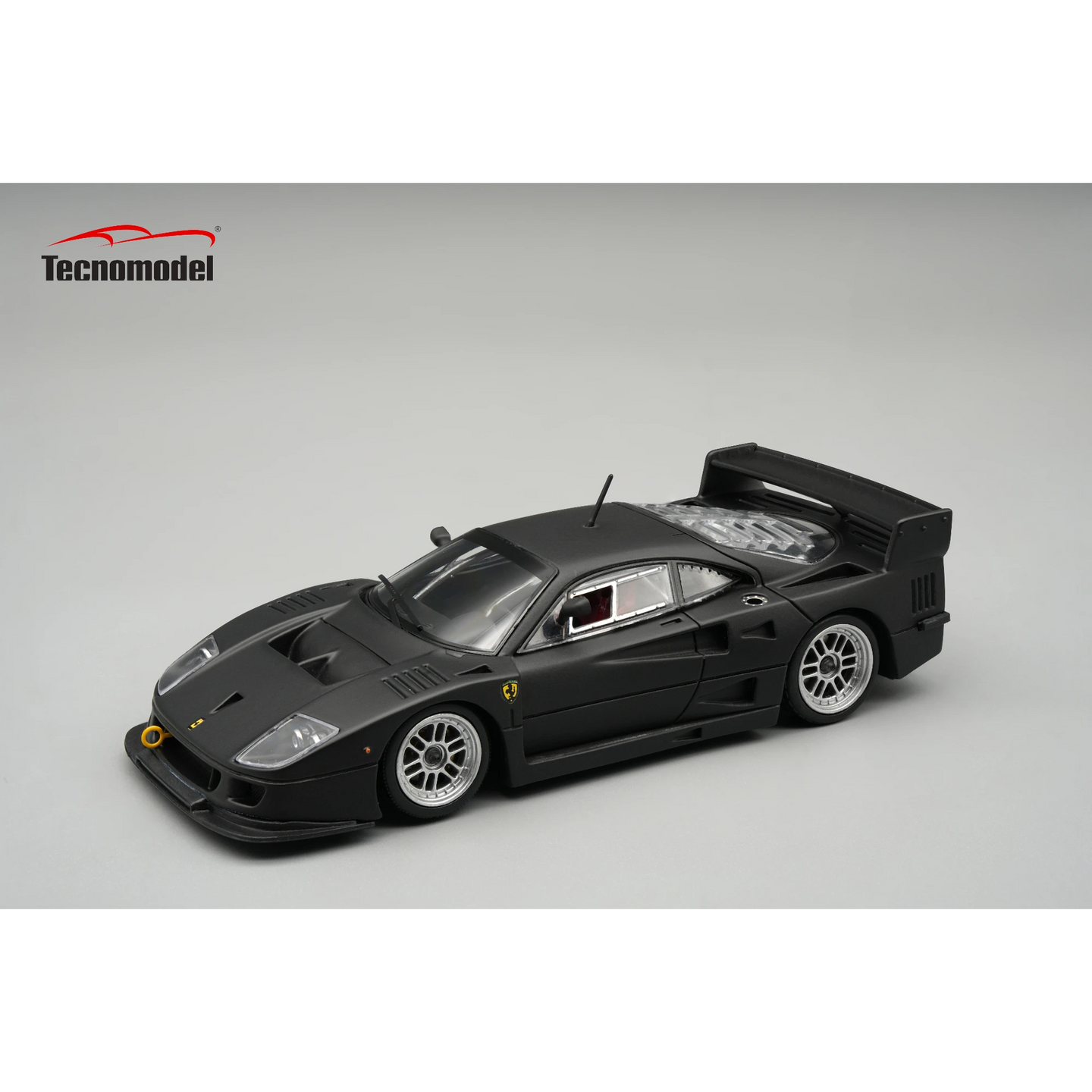 ミニカー Make Up FERRARI F40 LM Testcar 1/43 Tecnomodel 1/43 Ferrari F40 LM 1996 Press version Black with Enkei