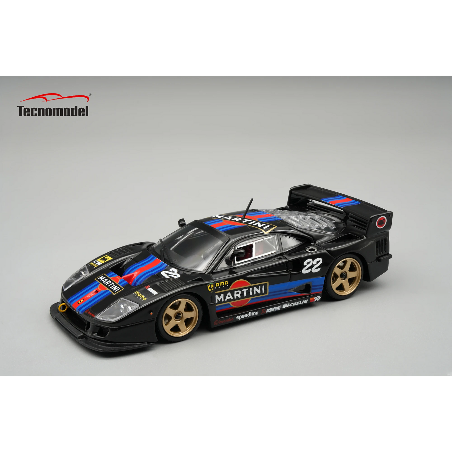Tecnomodel 1/43 Ferrari F40 LM 1996 Martini #22 TM43-67F