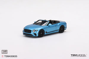 True Scale 1/43 Bentley Continental GT Speed Convertible 2022 Kingfisher 430635