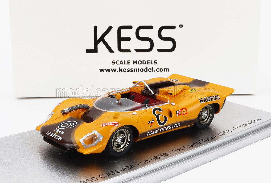 Kess 1/43 Ferrari 350 P4 Spider Can-Am Winner Cape Town 1968 KE43056372